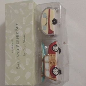 Cape shore salt and pepper shakers Georgia Camper and van with surf board
